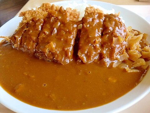 美味しいＷカツカレー♪